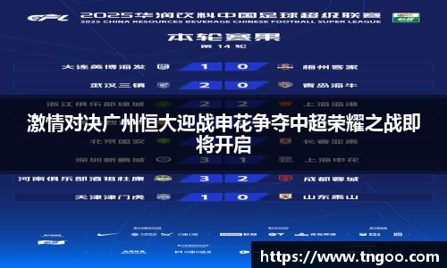 激情对决广州恒大迎战申花争夺中超荣耀之战即将开启